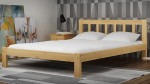 Pat din lemn 160x200 cu somieră Ofelia pin