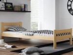 Pat din lemn 90x200 cu somieră Manta PIN
