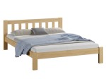 Pat din lemn 160x200 cu somieră Ofelia pin