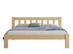 Pat din lemn 160x200 cu somieră Ofelia pin