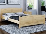 Pat din lemn 160x200 cu somieră Mela PIN