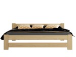 Pat din lemn 180x200 cu somieră Inter PIN