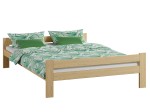 Pat din lemn 120x200 cu somieră Prima nevopsit