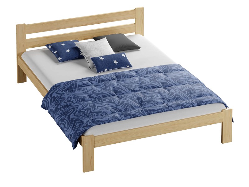 Pat din lemn 120x200 cu somieră Mato eco PIN
