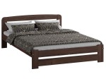 Pat din lemn 120x200 cu Saltea cu arcuri individuale cu somieră Lidia