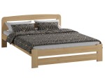 Pat din lemn 120x200 cu Saltea cu arcuri individuale cu somieră Lidia