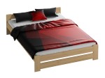 Pat din lemn 160x200 cu somieră Niwa pin