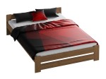 Pat din lemn 160x200 cu somieră Niwa stejar