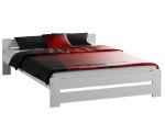 Pat din lemn 140x200 cu Saltea cu arcuri individuale cu somieră Niwa
