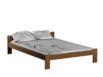 Pat din lemn 180x200 cu somieră Celinka stejar