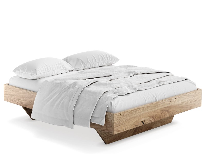 Pat de stejar Bergamo 140x200 cm