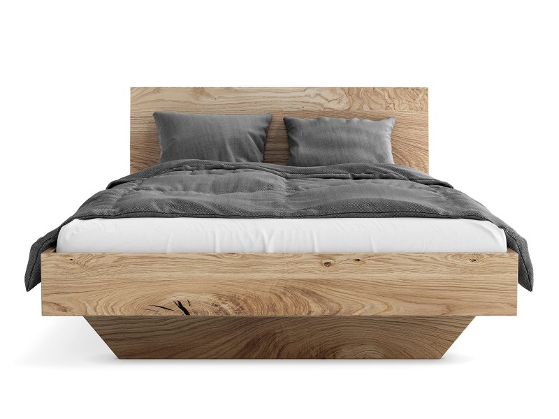 Pat de stejar Piacenza 160x200 cm