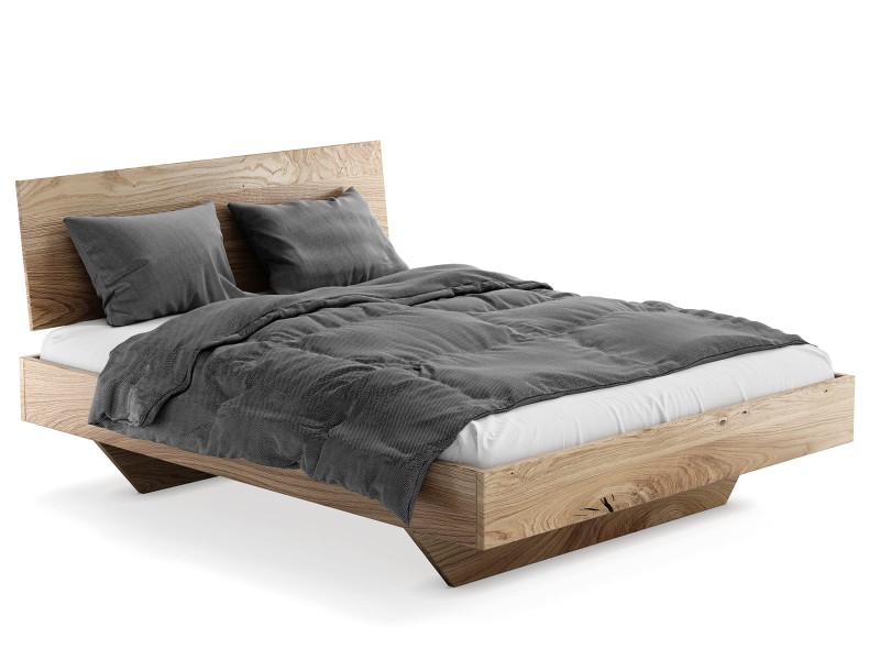 Pat de stejar Piacenza 160x200 cm