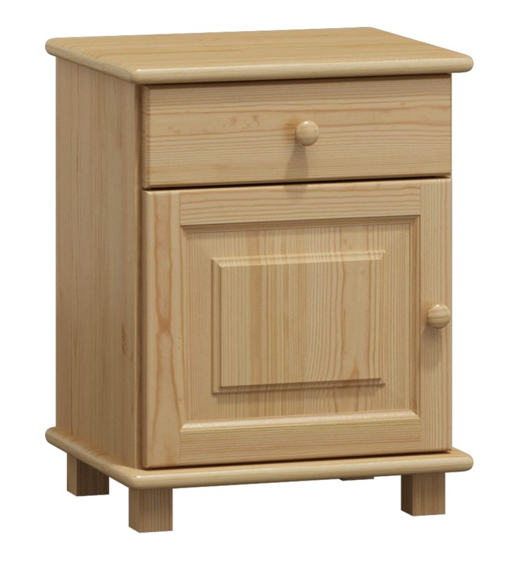 Noptieră din lemn de pin S6 culori