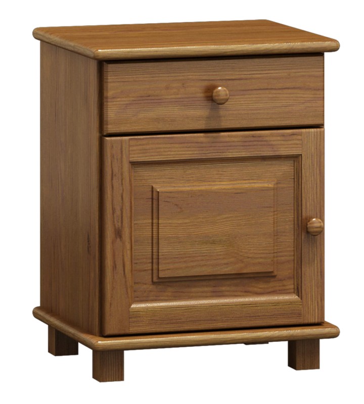 Noptieră din lemn de pin S6 culori