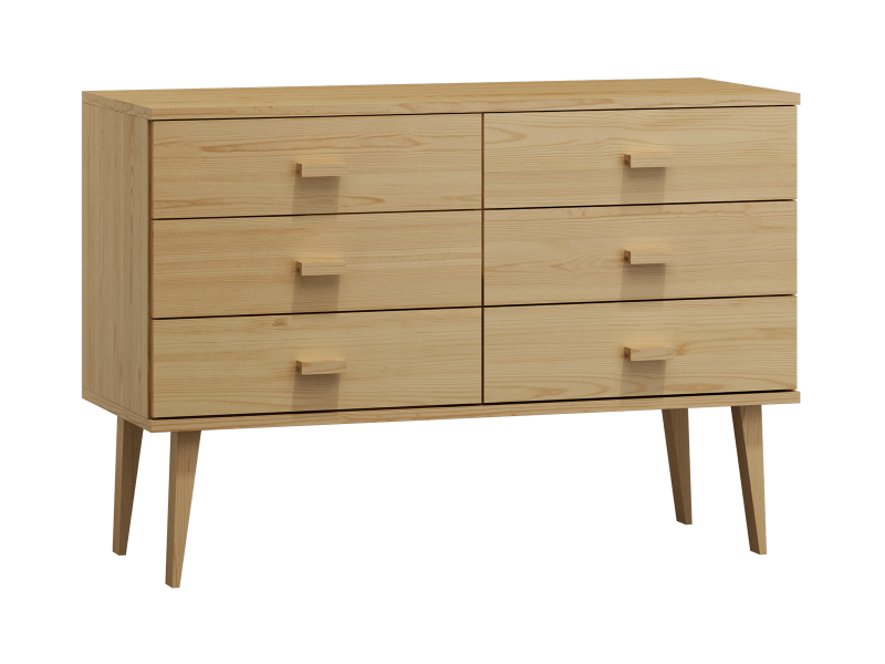 Comodă din pin 135cm 3S nr2 Venuci culori