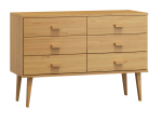 Comodă din pin 135cm 3S nr2 Venuci culori