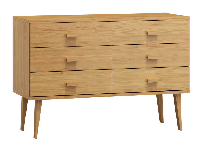 Comodă din pin 135cm 3S nr2 Venuci culori