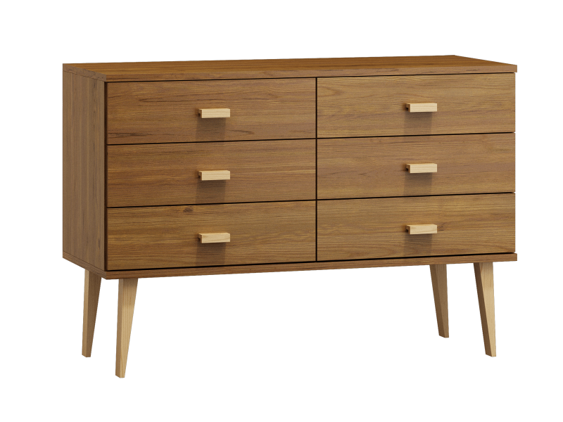 Comodă din pin 135cm 3S nr2 Venuci culori
