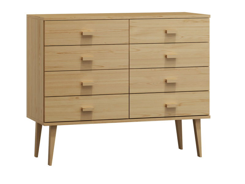 Comodă din pin 135cm 4S nr2 Venuci culori