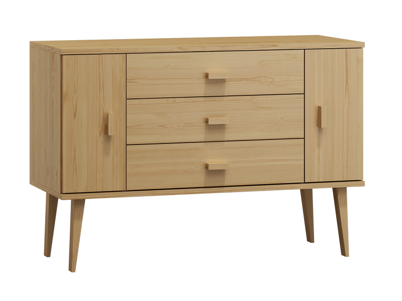 Comodă din pin 115cm 3S nr3 Venuci culori