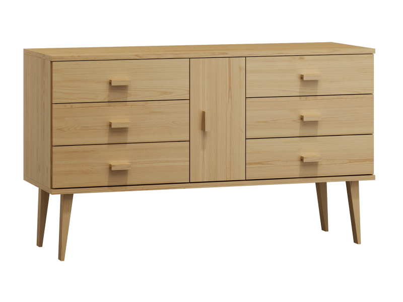 Comodă din pin 115cm 3S nr4 Venuci culori