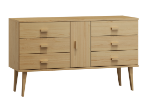 Comodă din pin 135cm 3S nr4 Venuci culori