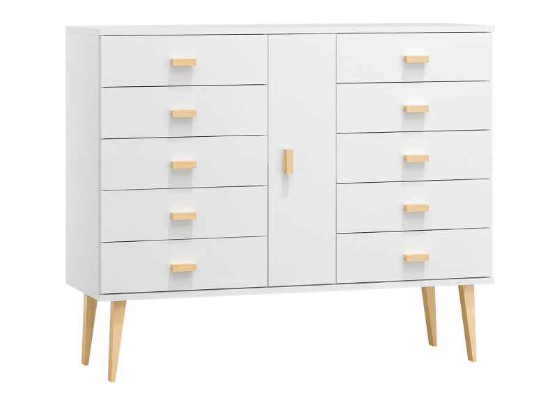 Comodă din pin 115cm 5S nr4 Venuci culori