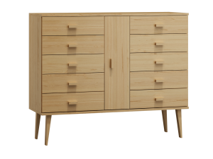 Comodă din pin 155cm 5S nr4 Venuci culori