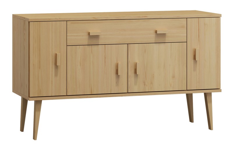 Comodă din pin 135cm 1S 4D nr5 Venuci culori