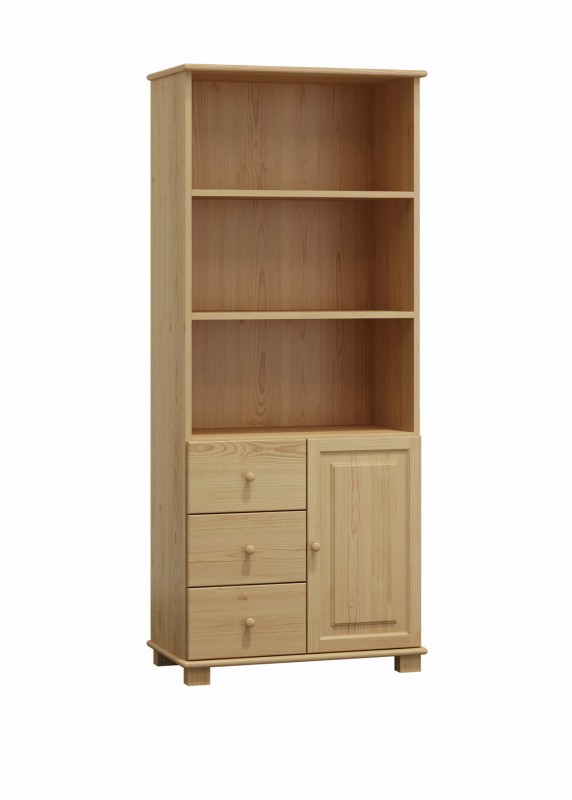 Bibliotecă din lemn nr 2 culori