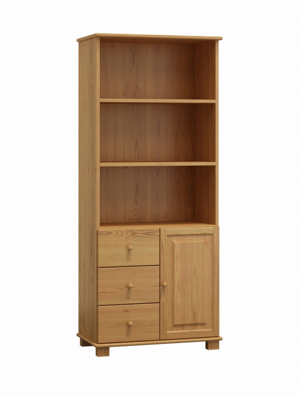 Bibliotecă din lemn nr 2 culori