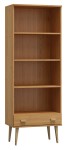 Raft din lemn de pin 79 cm sertar Venuci culori