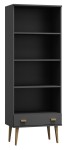 Raft din lemn de pin 79 cm sertar Venuci culori