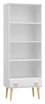 Raft din lemn de pin 89 cm sertar Venuci culori