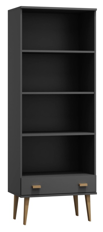 Raft din lemn de pin 89 cm sertar Venuci culori