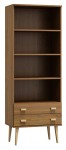 Raft din lemn de pin 89 cm 2 sertare Venuci culori