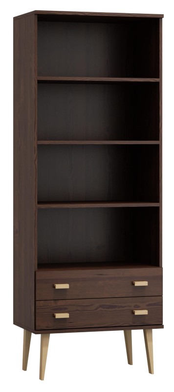 Raft din lemn de pin 89 cm 2 sertare Venuci culori