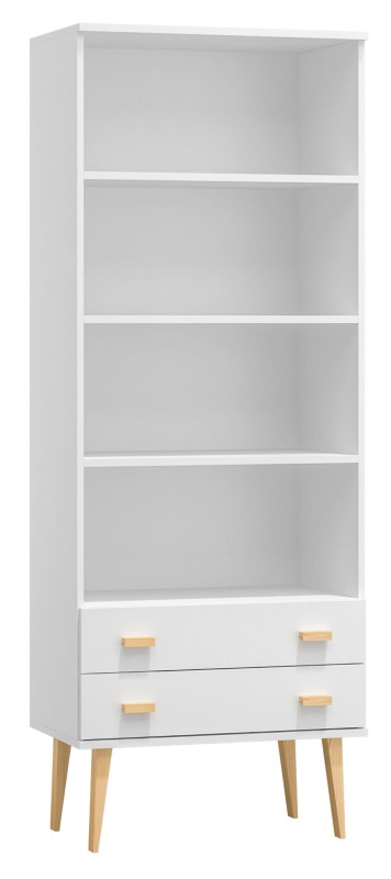 Raft din lemn de pin 89 cm 2 sertare Venuci culori