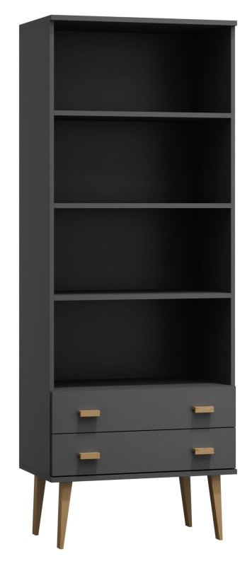 Raft din lemn de pin 89 cm 2 sertare Venuci culori