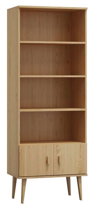 Raft din lemn de pin 79 cm uşă Venuci culori