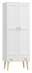 Dulap din lemn de pin 79 cm cuier sertar Venuci 2D nr2 culori