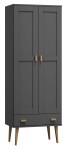 Dulap din lemn de pin 79 cm cuier/raftul sertar Venuci 2D nr2 culori