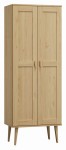 Dulap din lemn de pin 79 cm cuier Venuci 2D nr1 culori