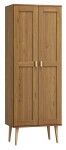 Dulap din lemn de pin 89 cm cuier Venuci 2D nr1 culori