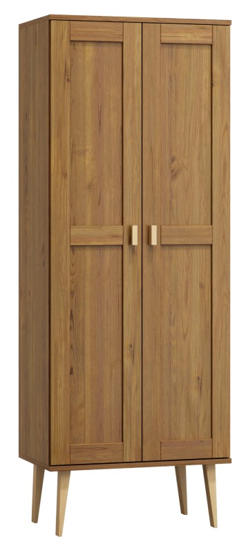 Dulap din lemn de pin 89 cm cuier Venuci 2D nr1 culori