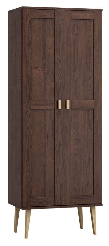 Dulap din lemn de pin 89 cm cuier Venuci 2D nr1 culori