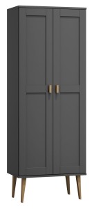 Dulap din lemn de pin 79 cm cuier/raftul Venuci 2D nr1 culori