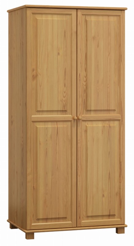 Dulap din lemn de pin 80 cm cuier 2D nr2 culori