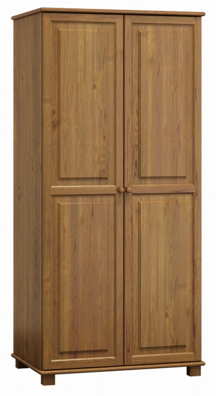 Dulap din lemn de pin 80 cm cuier 2D nr2 culori